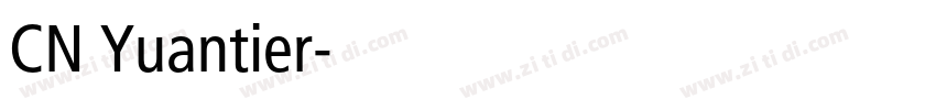 CN Yuantier字体转换